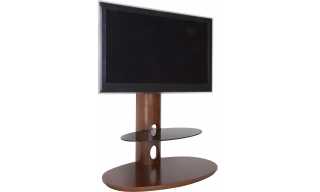 A GRADE/Box slightly damaged Chepstow Walnut Cantilever TV Stand for up to 50 A GRADE/Box slightly damaged Chepstow Walnut Cantilever TV Stand for up to 50