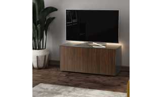 Frank Olsen INTEL1100LED-GRY-WAL Gloss Grey & Walnut TV Cabinet For TVs Up To 50 Frank Olsen INTEL1100LED-GRY-WAL Gloss Grey & Walnut TV Cabinet For TVs Up To 50