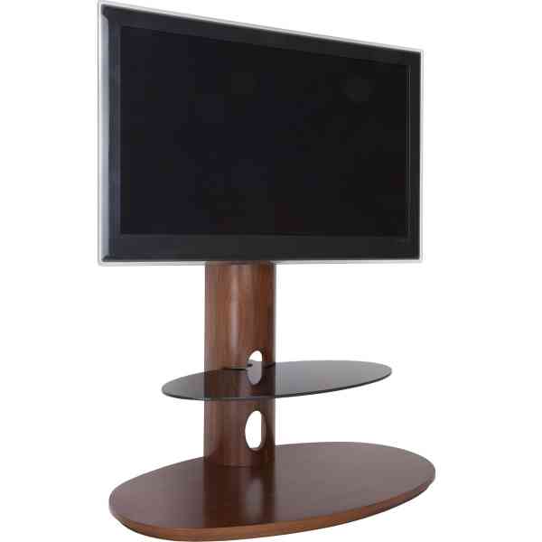 A GRADE/Box slightly damaged Chepstow Walnut Cantilever TV Stand for up to 50