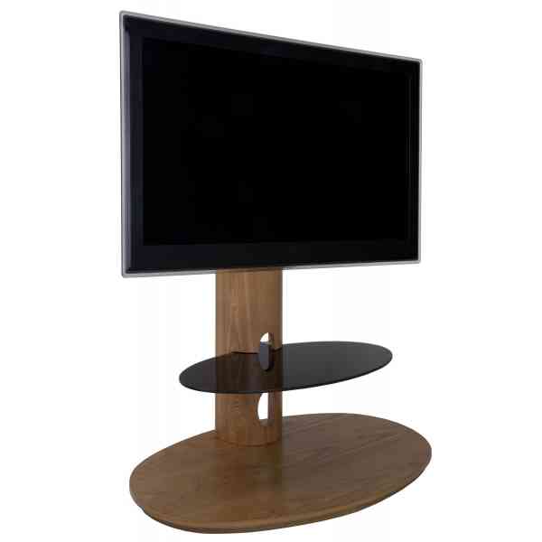 A GRADE AVF Chepstow Oak Cantilever TV Stand for up to 50